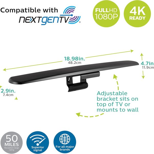 Philips Amplified HD Digital TV Antenna